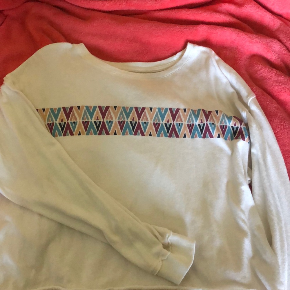 RVCA long-sleeve cropped tee